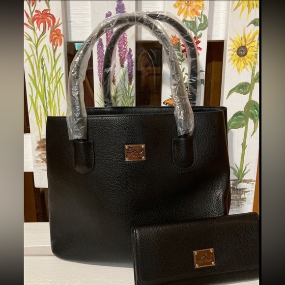 NWT JESSICA MOORE EXQUISITE COLLECTION BAG & WALLET SET - Picture 9 of 12